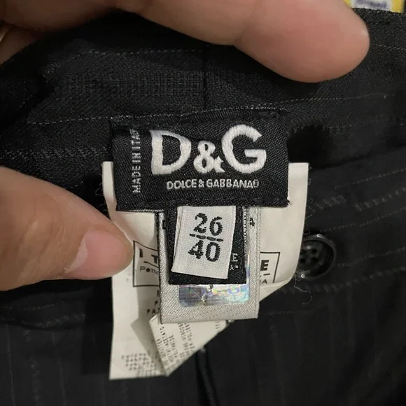 Authentic Dolce & Gabbana boot cut formal pant. Size waist 26. Used mildly. - Picture 9 of 11